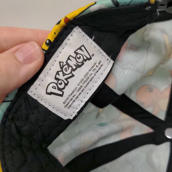 Pokemon All Over Character Snapback Hat Multi OSFM Gotta Catch 'Em All! - Picture 7 of 8